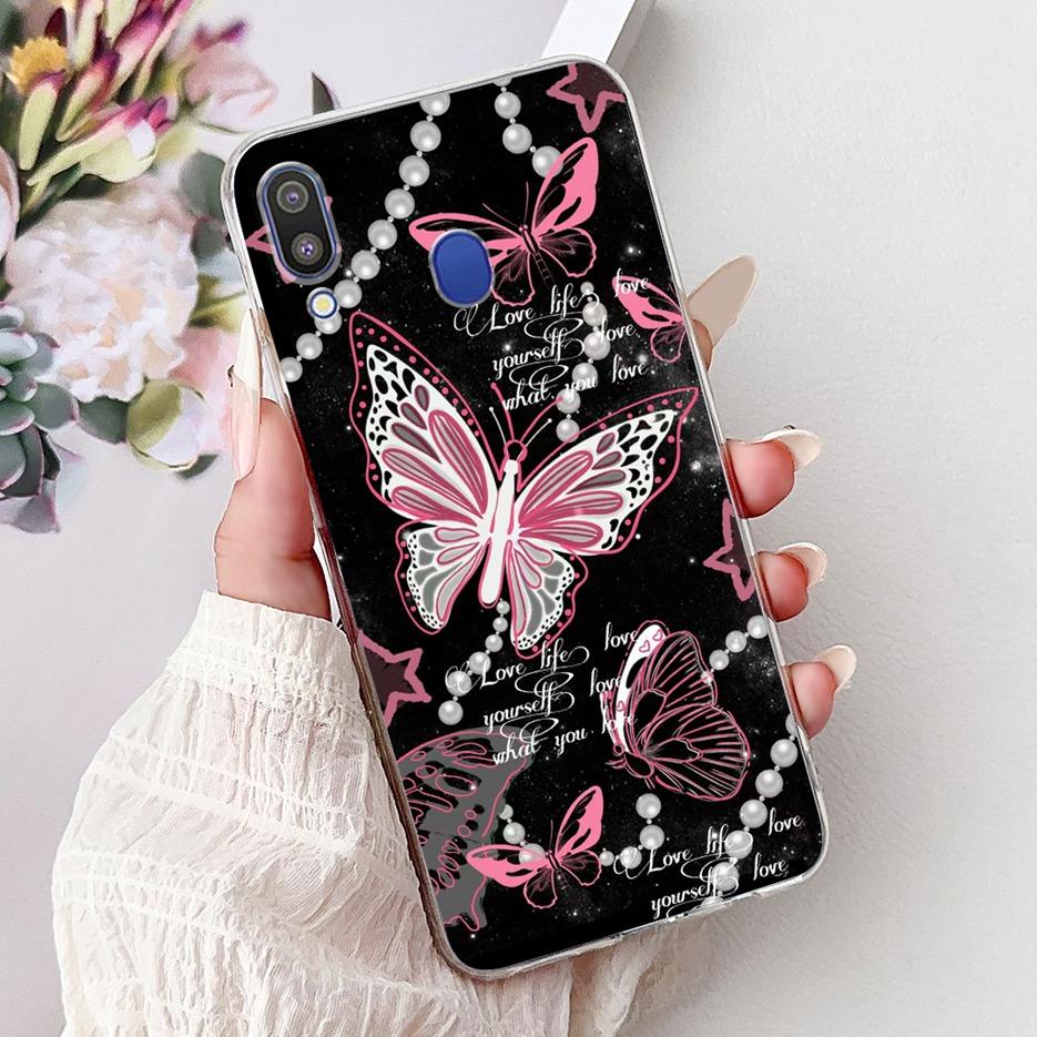 For Samsung Galaxy M10 M20 M30 Case New Fashion Painted Cover Clear Silicone Soft Slim Phone Case For Samsung M10 M20 M30 Fundas