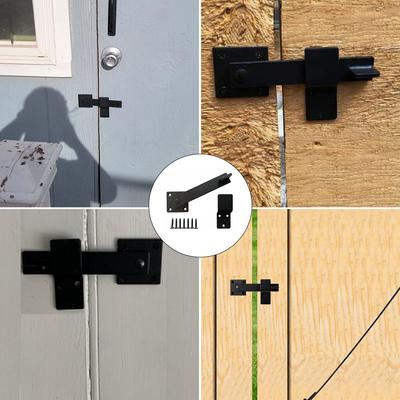 For Outdoor Wooden Gate Latch Heavy Duty Design Featuring Smooth Rotating Mechanism for Garden and Fence Security