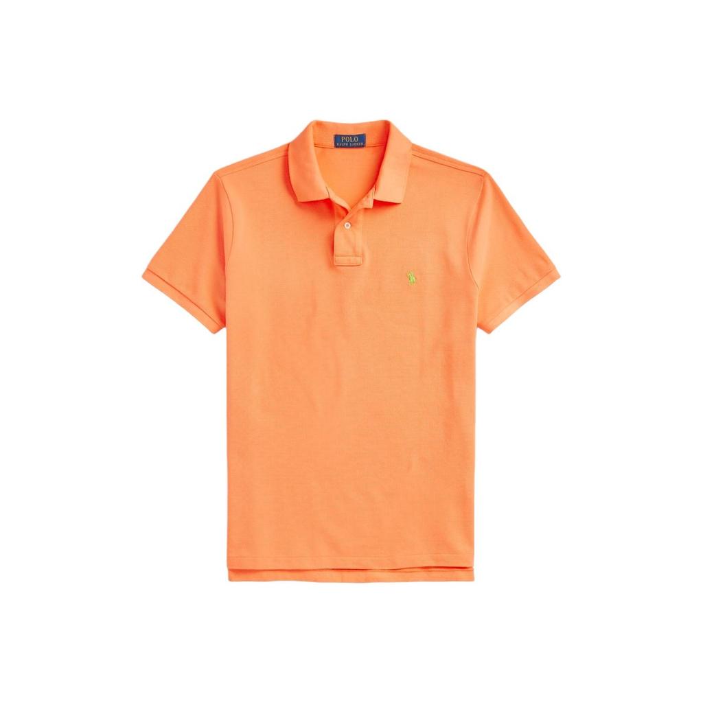 Polo Ralph Lauren Ss25 Pony Logo Embroidered Short Sleeve Cotton Polo Shirt Men tops MNPOKNI1N821118-800