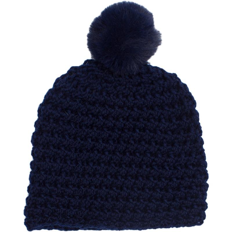 Winter neue Baby einfarbige Wollmütze, Kinder Strickmütze mit Bommel, Babymütze