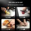 Large Antibacterial Cutting Board - 316 Stainless Steel, Anti-Mold, Thickened for Kitchen Use