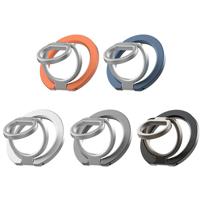 Double-Sided Magnetic Car Phone Holder - Retractable and Rotating Bracket