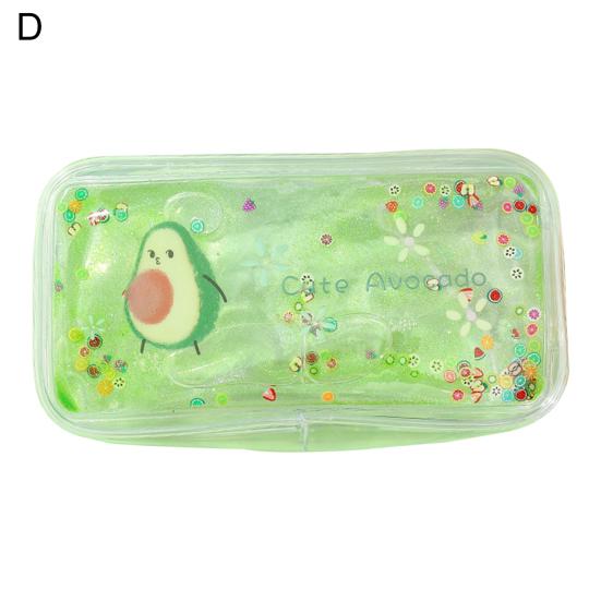 Durable Pen Bag Decorative Portable PVC Pencil Case Pen Bag Cosmetics Storage Pouch
