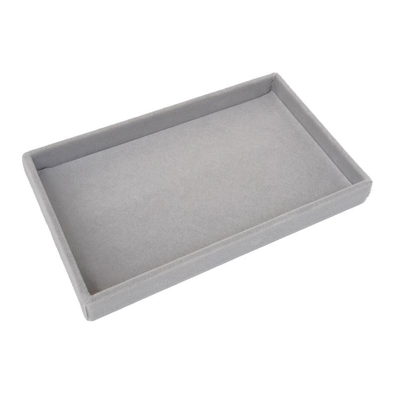 Portagioie in velluto Scatola regalo Portaoggetti portatile per bracciali, anelli, orecchini, collane, con decorazione a fiocco e interno floccato
