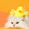 Katzenspielzeug mit flatternder Ente, interaktives elektrisches Vogelspielzeug, waschbares Katzenplüschspielzeug mit Katzenminze, Vibrationssensor, Katzenspiel, Spielzeug für Kätzchen
