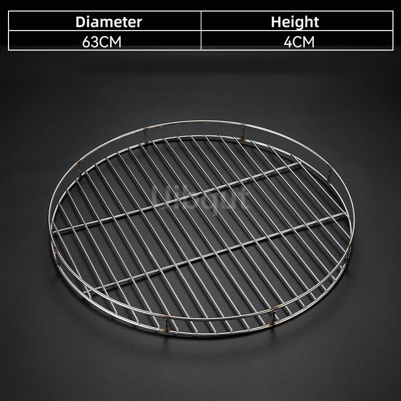 Extra Thick Meat Press Floating Meat Dedicated Rack Smoked Meat Rack Round Stainless Steel Steaming Rack Anti Burn Steamer Liner