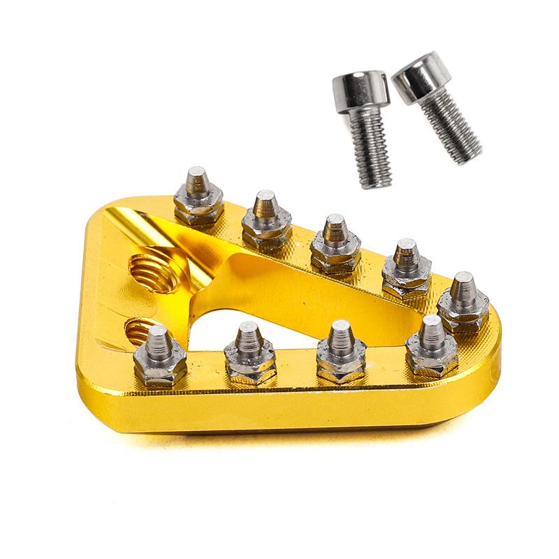 Motorcycle Cnc Rear Brake Pedal Step Plate Tip For Exc Xcw Excf 125-530 Tc Te Fe 2008- 2016 Mx Motocross Access