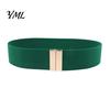 High Quality Elastic Belt Wide Waist Belt, Adjustable Stretchy with Metal for Women Square Buckle, Stylish Slimming Waistband Dresses And Jeans Casual