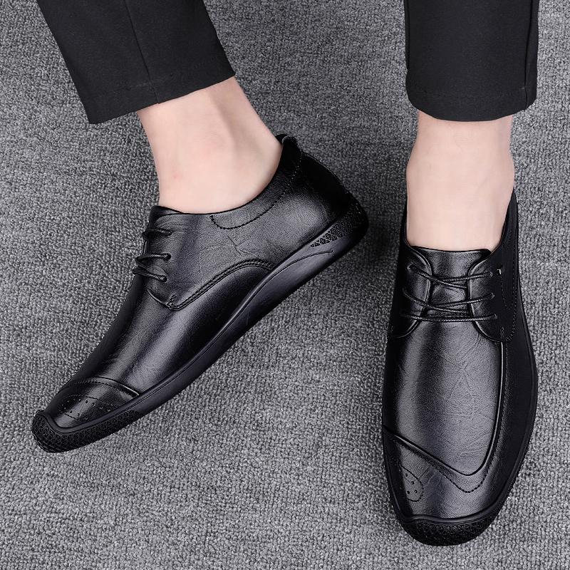 Fashion Man Loafer Shoes Genuine Leather Shoes Men Comfortable Boat Shoes Casual 2024 Men Shoes Luxury Man Moccasins Oxford Shoes Comfy