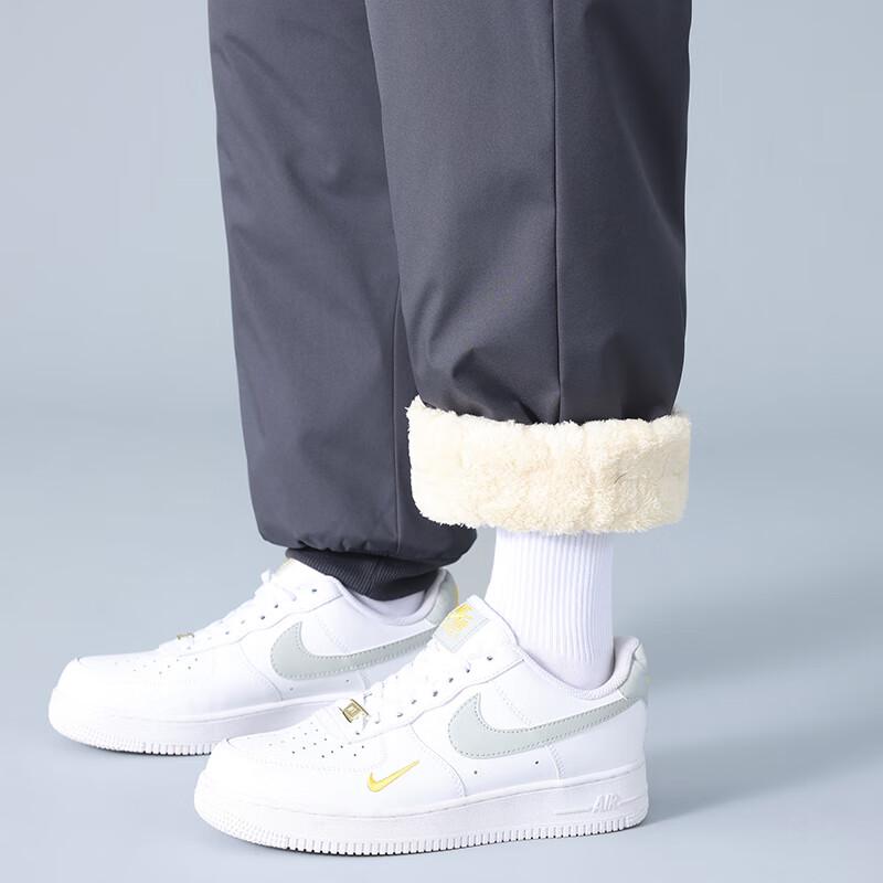 Homlean Men's Winter Fleece-Lined Casual Pants