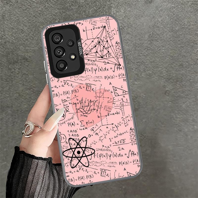 Physics Chemical Mathematics Shockproof Phone Case for Samsung A17 A16 A15 A14 A37 A57 A36 A56 A26 A35 A55 A25 A34 A54 A24 A13 A