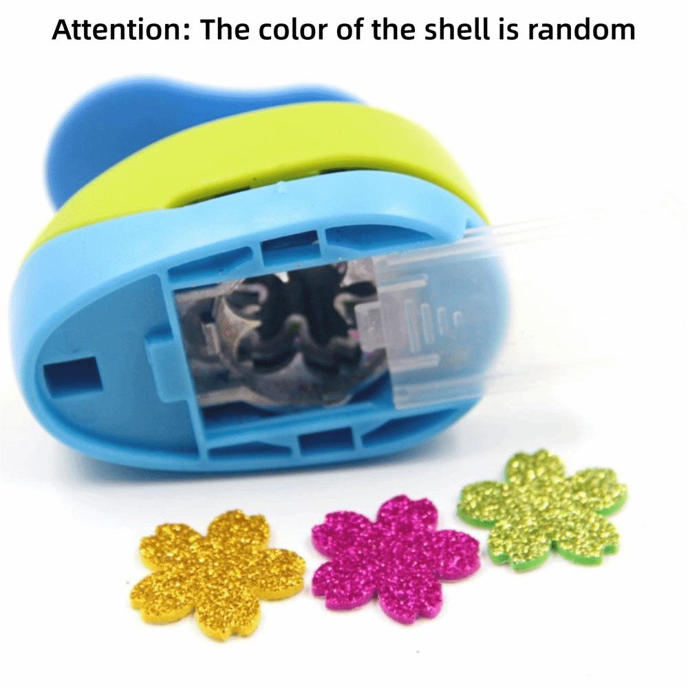 7*6*4cm Flower Furador Random Color DIY Embossing Punches DIY Paper Cut Puncher  for Card