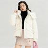 Women's 2025 Winter Hooded Down Cotton Puffer Jacket - Stylish Korean Short Outerwear Coat