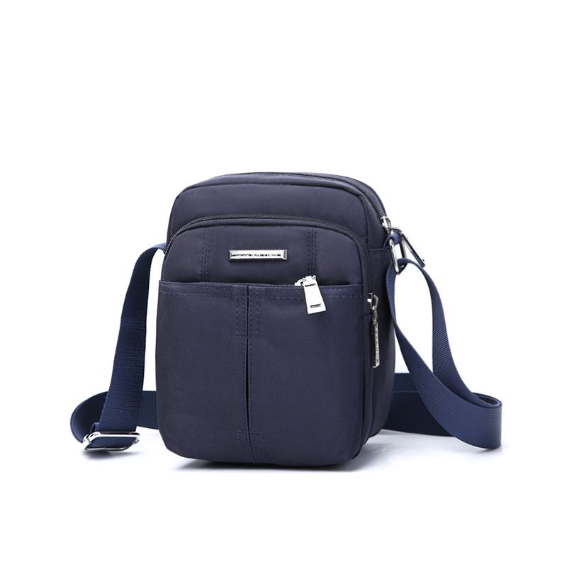 

Men Casual Shoulder Lightweight Crossbody Bag for Middle-Aged People Travel Small size Blue