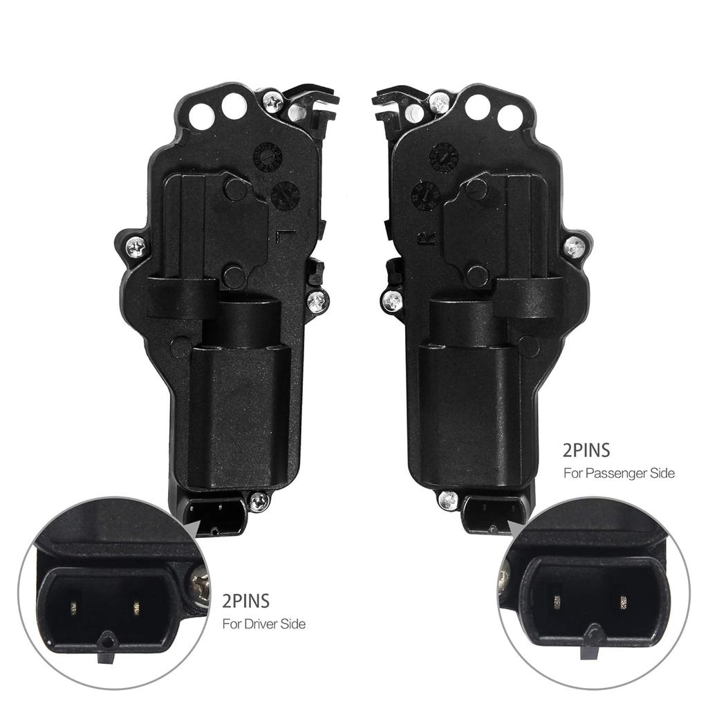 Power Door Lock Actuators Kit Set Of 4 | Replacement For Ford F150 F250 F350 F450 Excursion Expedition Mustang & More | Replaces# 6L3Z25218A43AA,