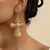 European & American Trendy Street Style Cross Drop Earrings for Women