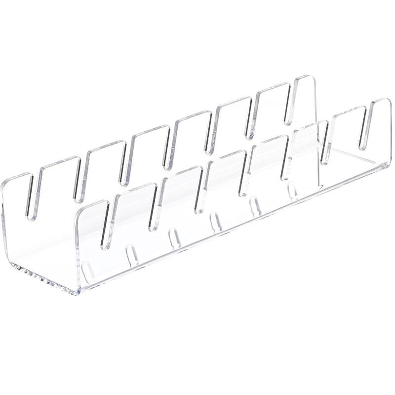 7-Holes Baseball Cap Display Rack Durable Clear Acrylic Hat Holder for Home Closet Storage Organization Stores Decoration