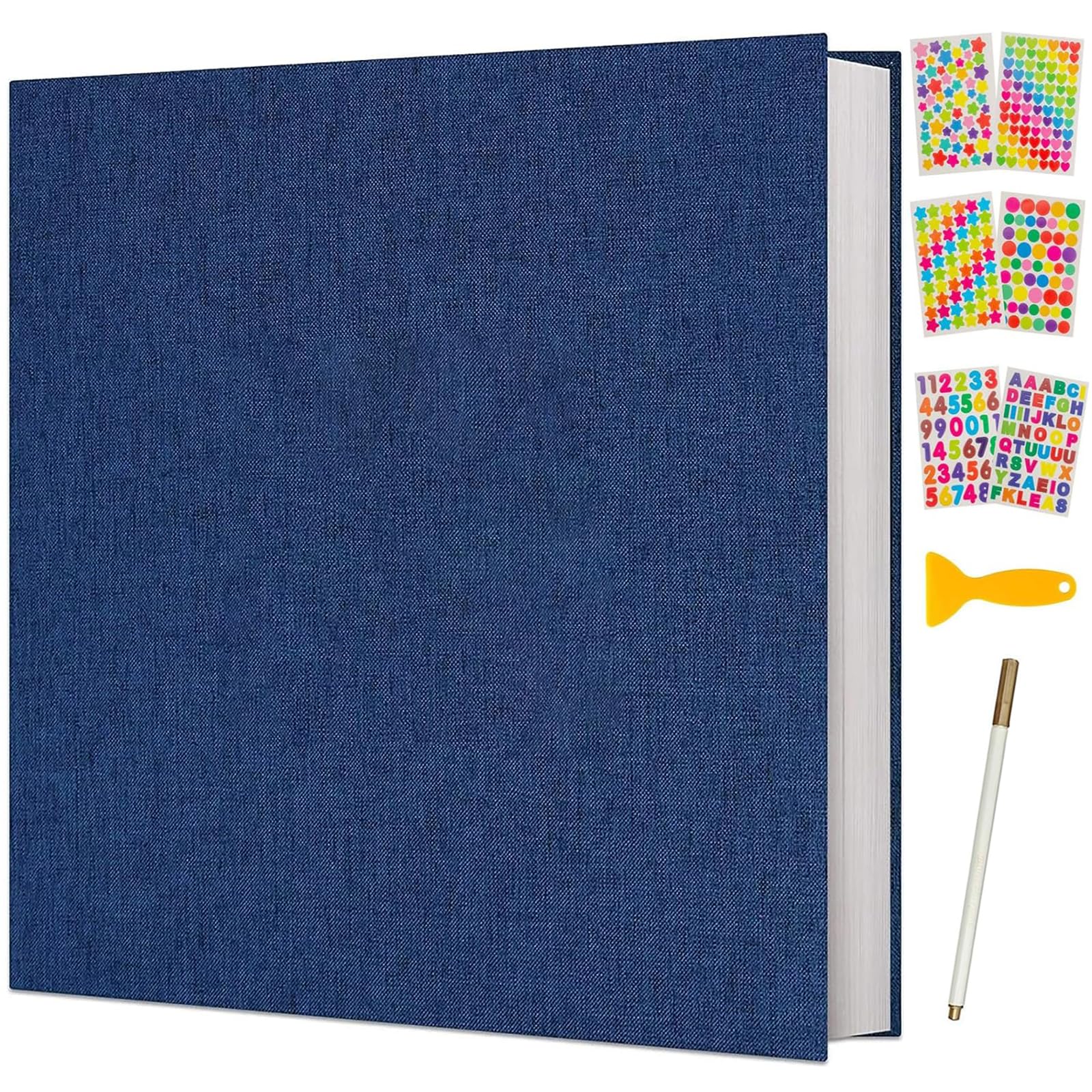 

Raoendis 20 листов x 40 200 Фото Фото Альбом для записей о росте дома, Тип наклеивания, Страницы, Фотографии размера L, Альбом, Ручная работа, Клейкий, Монтажный, Сделай сам, синий