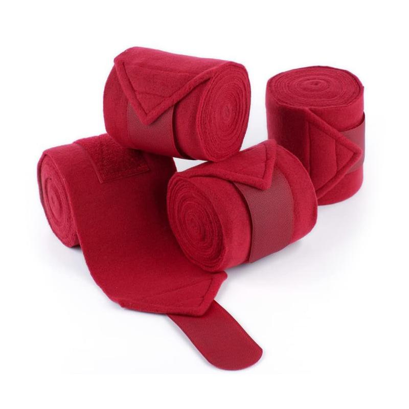 Breathable Polar Fleece Horse Leg Bandage Equestrian Supplies Special Racing Protection Leg Protector for Equine