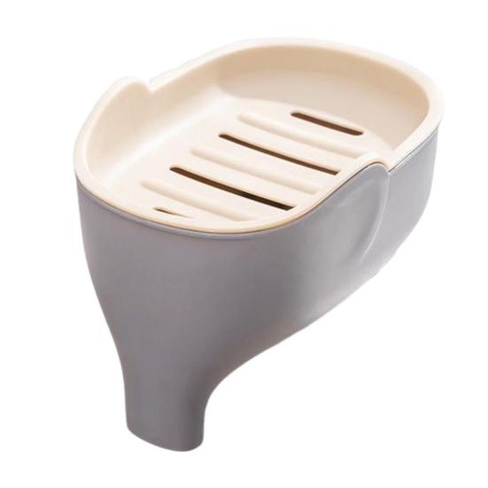 Soap Holder Non-Slip Design Easy To Clean Double Layer Versatile Soap Dish with Drain Holes Bathroom Decoration
