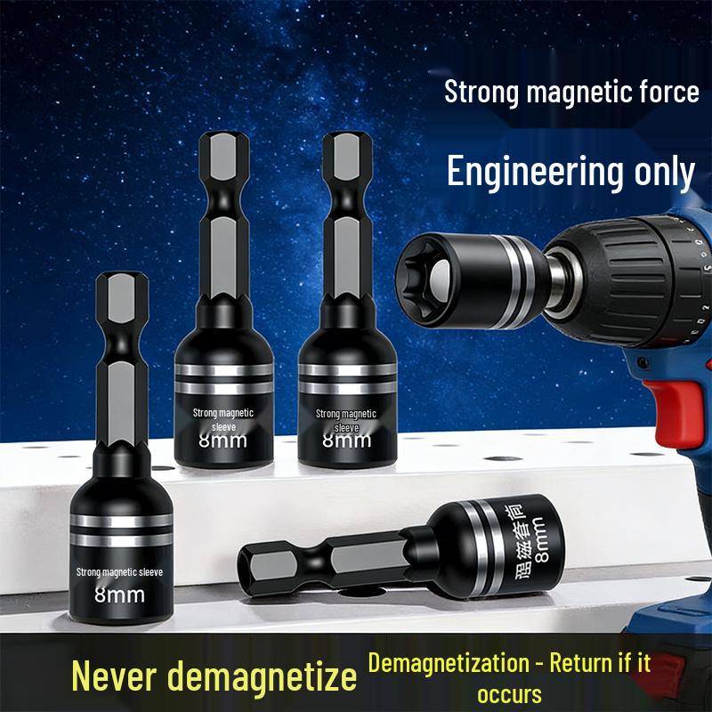 Heavy-Duty Magnetic Socket Bit Holder for Auto Repair & Installation