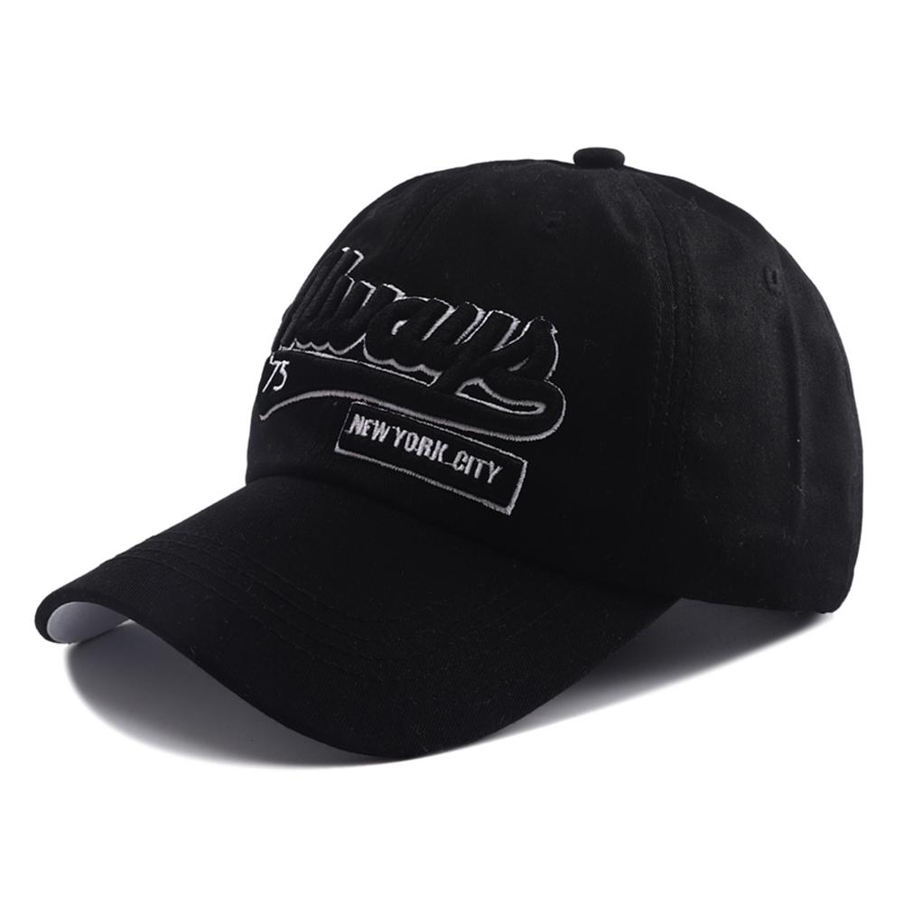 New Korean Style Letter Embroidered Baseball Cap Outdoor Travel Snapabck Hat Women'S Sunshade And Sun Protection Hats