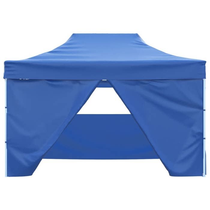 Tente pliable - vidaXL - 3 x 4,5 m - Imperméable - 4 parois latérales - Bleu
