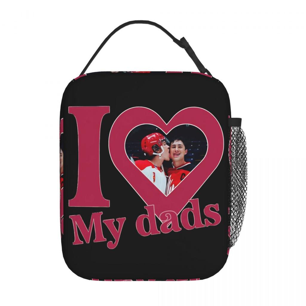Vintage Shane Hollander Ilya Rozanov Heated Rivalry Insulated Lunch Bag For Travel Food Storage Bag Thermal Lunch Boxes