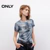 ONLY Women's Distressed Print Short Sleeve T-Shirt