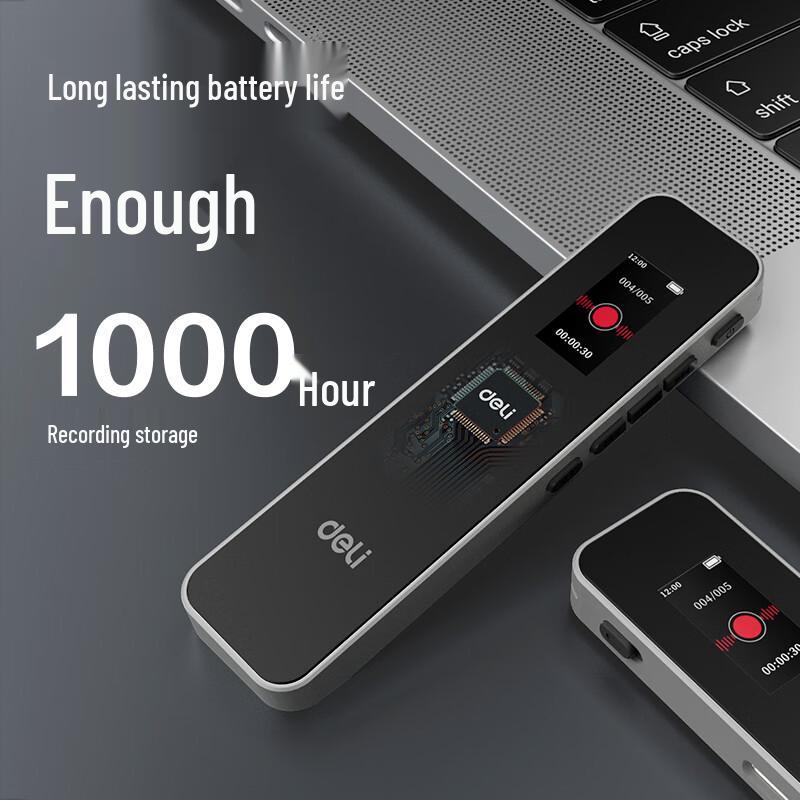 Deli MP302 Portable Digital Voice Recorder