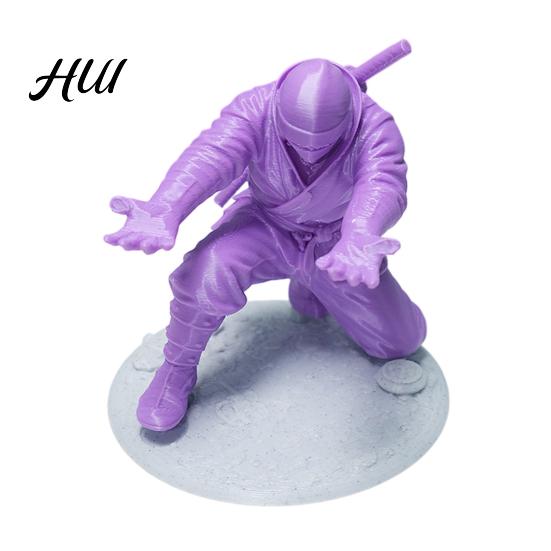 Pen Holder Gift for Boys Ninja Desk Kneeling Samurai Pencil Desktop Organizer 3D Printed Students Office Workers Accessory