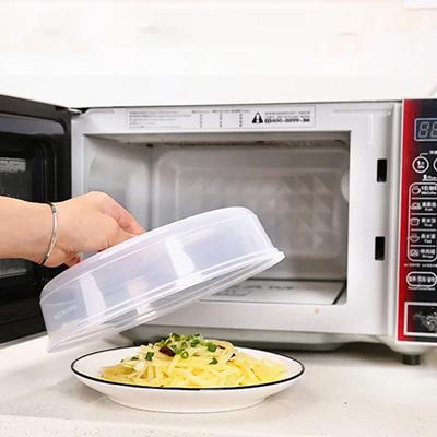 Large Microwave Splatter Cover Lid with Steam Vent Fresh Keeping Kitchen Stackable Sealing Disk Cover Universal Plate Bowl Cover