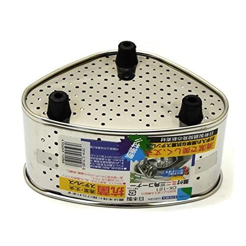 Takekoshi Antibakteriell Rostfri Mini Triangulärt Hörn med Lock, Krympförpackad, CK-121S