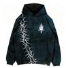 Unisex Hooded Pullover Sweatshirt With 3D Digital Print Streetwear Hip Hop Style Loose Fit Long Sleeve