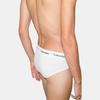 Calvin Klein Letter Waistband Lightweight Breathable Fitted Triangle Underwear Men Underwear White U2661G-100