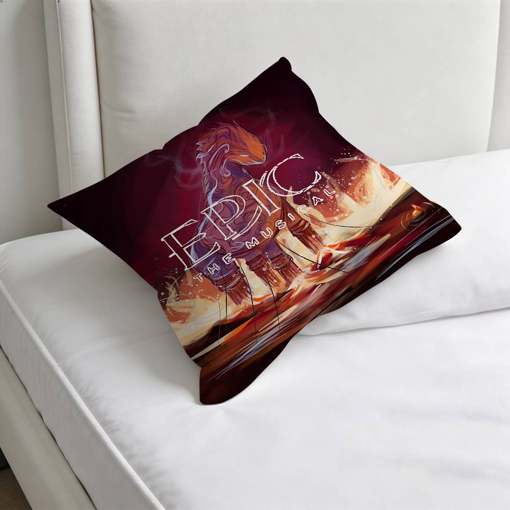 EEpic The Hot Musical Square Pillow Cover Decorative Throw Pillow Case for Sofa Couch Bed Home Car Living Room Decoration