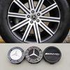 4Pcs 75mm Car Floating Wheel Center Hubcaps For Mercedes Benz W204 205 A B C E S CLA CLK ML GLK GLA GLB GLC CLA AMG Accessories