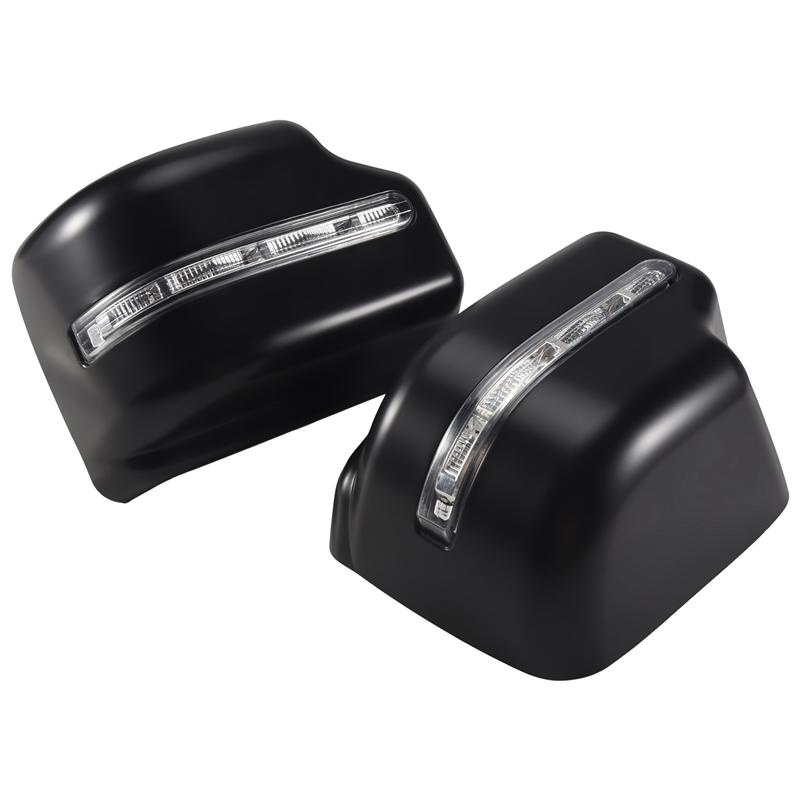A51K-Car Rear View Mirror Cover Side Wing Mirror Cap Shell With Turn Signal Light For Suzuki Jimny Jb64 JB74 2018-