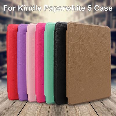 PU Leather 6.8 Inch e-Reader Case Auto Sleep/Wake M2L3EK Protective Shell for Kindle Paperwhite 5