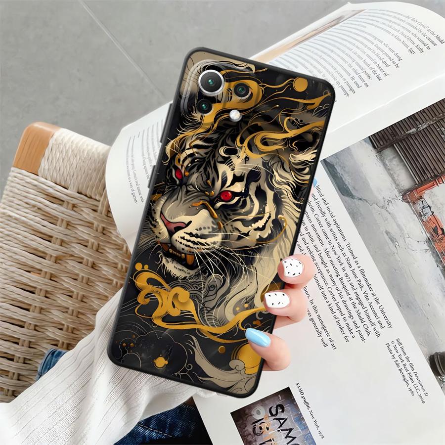

Чехол для телефона Funda для Xiaomi Mi 11 11T 13 Lite 14 12X 10T 12 12T Pro Крутой Тигр Лев Xiaomi 13 Pro