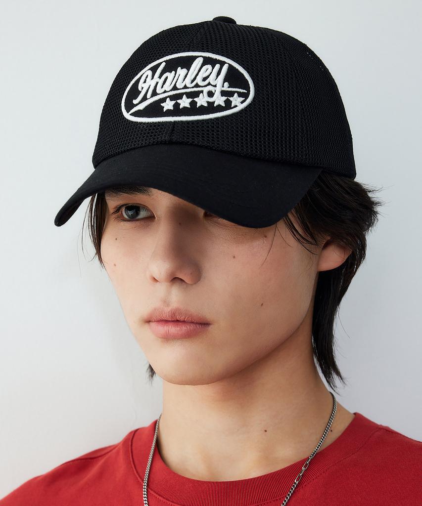 HARLEY-DAVIDSON COLLECTIONS® [Wla] Military Mesh Cap_Black Hh16181002