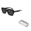 Balenciaga Minimalist Acetate Rectangular Sunglasses Unisex Sunglasses BB0127S-001