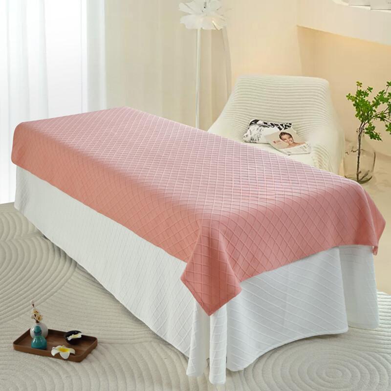 1PC Beauty Salon Bed Sheets with Face Hole Skin-friendly Spa Massage Table Covers Face Towels Set Salon Barbershop Decoration