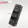 Power Window Switch Master For Mercedes-Benz GLA250 CLA250 2012-2016 1669054300