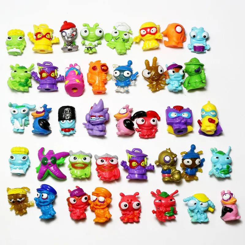 10-200 stk Superzings Zomlings Anime Dukker Leker Dyr Søppeldukke 3CM Gummimodell Actionfigurer Leketøy Barn Gutter Gave