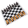 Plastic 2 In 1 International Chess Draughts Set Portable Travel Games Intelligent Toy