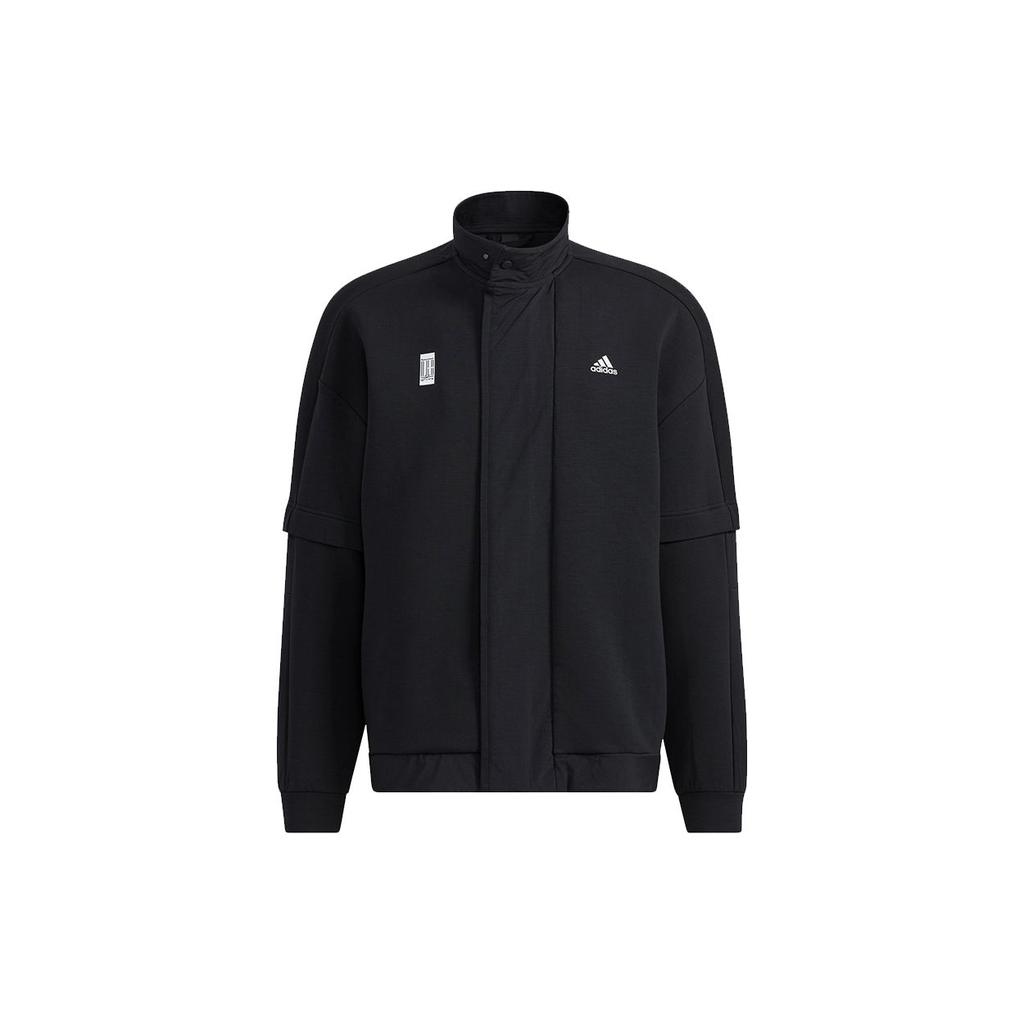 Adidas Casual Athletic Breathable Mid Jacket Men Outerwear Black H39318