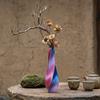 3D Printed Twisted Vase Silk-Like Minimalist Flower Arrangement Holder Nordic Style Decorative Flower Vase for Coffee Table Shelf Office Decor