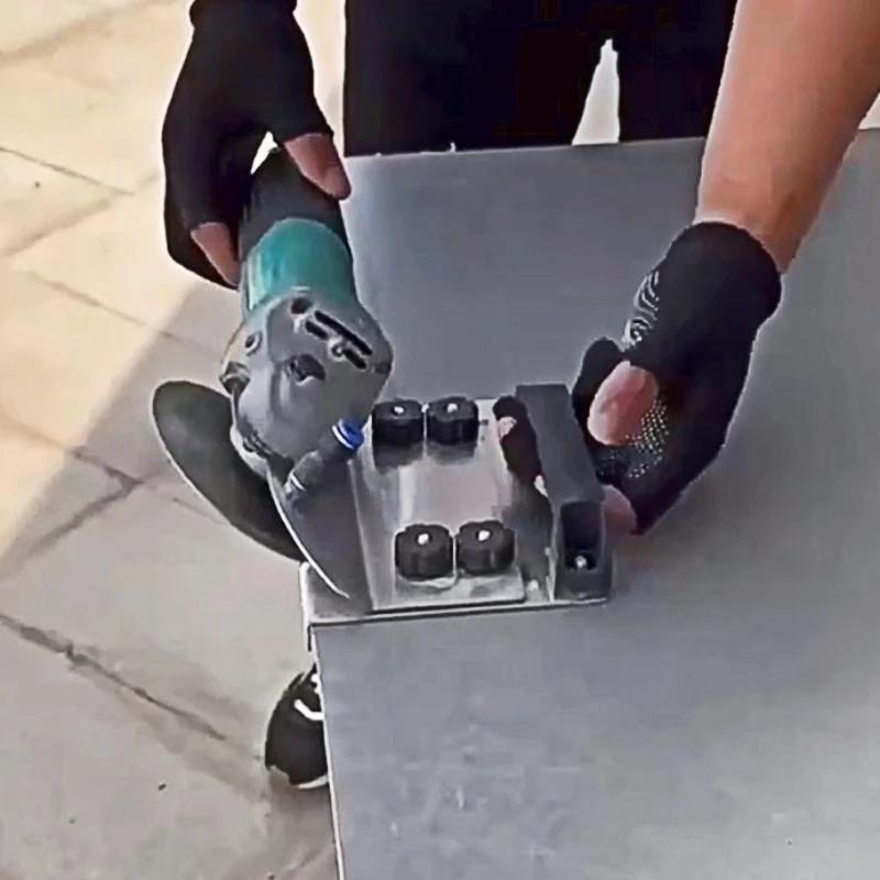 Portable 45 Degree Angle Grinder Chamfer Stand Metal Tile Cutting Tool Accessories Frame