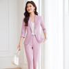 Women's Seven-Sleeve Professional Suit Set - Spring Fashion Formal Dress for Work and Interviews